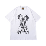Justin Bieber Drew House Men and Women Loose AllMatch Pure Cotton Simple Short Sleeve