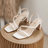 Nude Wide Fit Block Heels