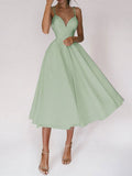 Semi Formal Dresses for Wedding Spring and Summer Sexy Large Swing Dress