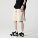 Men Shorts Suede Shorts Loose Leisure All-Matching