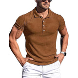 Polo Shirts Men's Sports Summer Long-Sleeve Polo