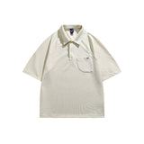 Man Summer T Shirt Irregular Pocket