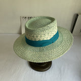 Straw Hat Summer Retro Flat Top Hat