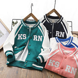Children Basketball Jacket Baseball Jacket Autumn Girls