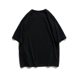 Short Sleeve T-shirt Summer Pure Cotton Cartoon Bear Printed Casual Loose Men's and Women's round Neck Half Sleeve Top Tee