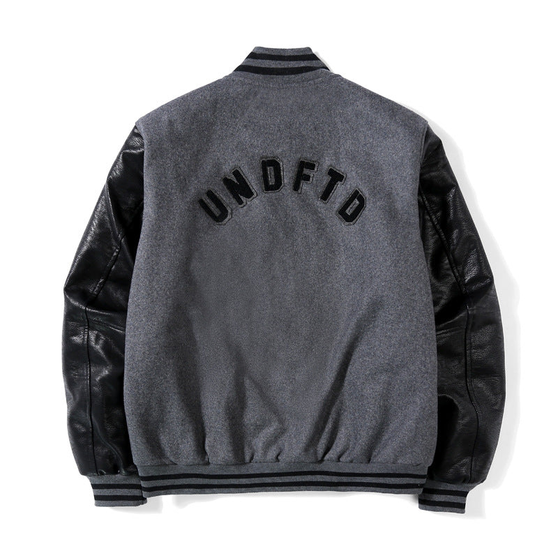 BAPE Varsity Jacket Fashion Brand Jacket Stand Collar Coat