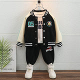 Toddler Boys Jackets Children 'S Clothing Boys' Ultraman Autumn Baseball Uniform Suit