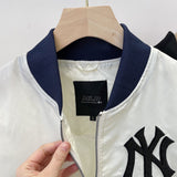 Yankees Spring Flight Jacket BF Style Loose Embroidery Short Baseball Uniform