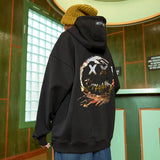 Smiley Face Hoodie Hooded Sweater Men's Smiley Face Hooded Jacket