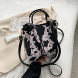 The Teacher Tote Vintage Women's Bag Autumn Messenger Bag Shoulder Bag Hand-Held Tote Bucket Bag