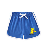 Children Pokemon Pikachu Shorts Baby Skin-Friendly Cotton Children's Shorts