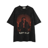 Man Tees Washed and Worn Heavy Short Sleeve T-shirt