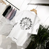 CHH Chrome Heart T Shirt Spring/Summer Printed Short-Sleeved T-shirt Men's and Women's Tops