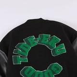 Blackair Jacket Embroidered Letter Baseball Uniform