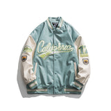 Letterman Jacket Outfit Senior Jackets Varsity Baseball CoA PU Leather Baseball Uniform Men's Top