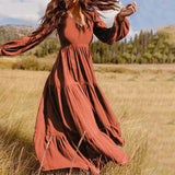 Beth Dutton Bohemian Winter Dress Maxi Dresses Swing Dress