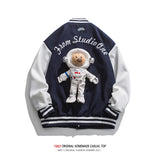 Letterman Jacket Outfit Senior Jackets Varsity Baseball Coat Men's Autumn Loose Casual Jacket Top