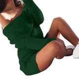 Sweater Dress Outfit With Tights 2 Piece Set Sweater Autumn and Winter Sheath Dress Knitwear Women's Clothing