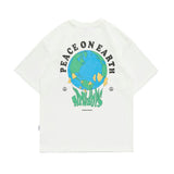 Men T Shirt Summer Casual Tops Men's Clothes Summer Wear Vintage Men's round Neck Short Sleeve Casual Loose Ball Printed T-shirt
