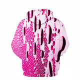 Drippy Hoodies Autumn Hoodie Blue Water Drop Series 3D Digital Baseball Uniform