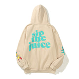 Smiley Face Hoodie Men and Women Hip Hop Print Hooded Pullover
