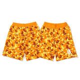 Shark Print Shorts Summer Shorts Men and Women Casual Loose Couple Camouflage Pants Women