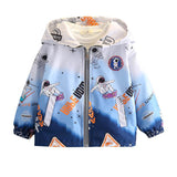 Toddler Boys Jackets Boy's Trench Coat Spring and Autumn Thin Children