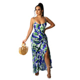 Nina Parker Dresses Sexy Slip Dress Printed Dress