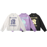 Yankees Autumn and Winter Printing Casual Zipper Baseball Uniform Jacket Coat Top