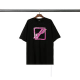 We11done T Shirt High Quality Wavy Pattern Loose Casual Men and Women