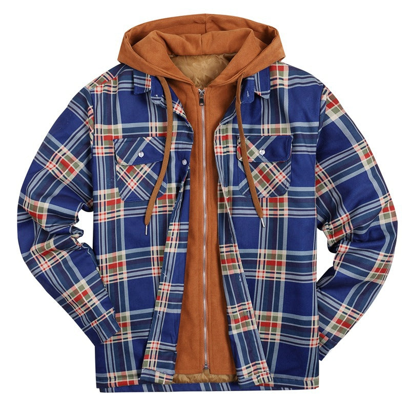 Bane Coat Hooded Fake Two Pieces Cotton Padded