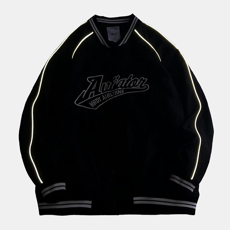 Letterman Jacket Outfit Senior Jackets Varsity Baseball Coat Letter Embroidered Baseball Uniform Casual Jacket