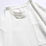 Men T Shitrs Simple Solid Color Casual T-shirt