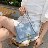 The Teacher Tote Zip One Shoulder Messenger Bag Sweet Underarm Bag Chain Women's Bag