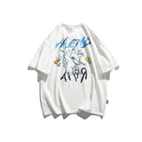Man Summer T Shirt Cartoon Print