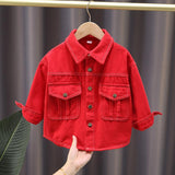 Toddler Boys Jackets Boy's Cowboy Shirt Jacket Thin Casual