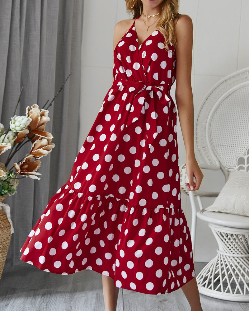 Semi Formal Dresses for Wedding Women's Long Dress Strap Beach Swing Dress