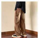 Men Cargo Pants American Jeans Men Autumn Loose Straight Pants