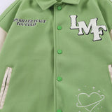 Letterman Jacket Outfit Senior Jackets Varsity Baseball Coat Ball Uniform Coat Men's Jacket