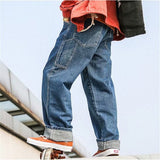 Men Cargo Pants Men Straight Loose Trousers