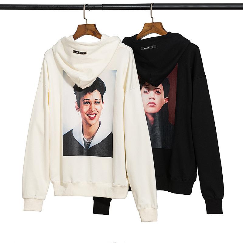 Fog Tops Spring and Autumn Vintage Printed Sweater Hoodie Fear Of God