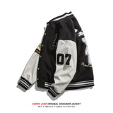 Men's Baseball Jacket Spring Stitching Baseball Jacket Men's Loose Casual