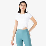 Moisture Wicking Shirts Summer Sports Short Sleeve round Neck T-shirt