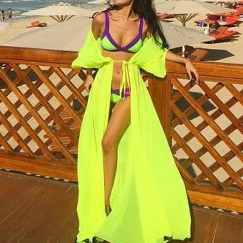 Prom Dresses    Swim Suit Sexy See Through Beach Dress
