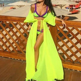 Prom Dresses    Swim Suit Sexy See Through Beach Dress