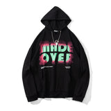 Slogan Graphic Hoodie Letter Print Loose Hooded Sweater