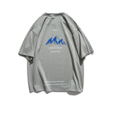 Summer Letter Print Short-Sleeve T-shirt Men's Loose round Neck Half Sleeve
