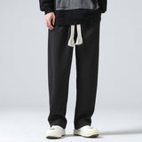 Men Sweatpants Loose Wide-Leg Pants for Teenagers and Students