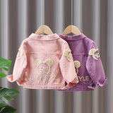 Toddler Girl Jackets Girls Cartoon Coat Children's Autumn Clothing