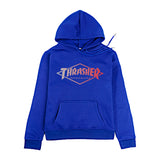 Thrasher Hoodie Flame Hip Hop Style Coat